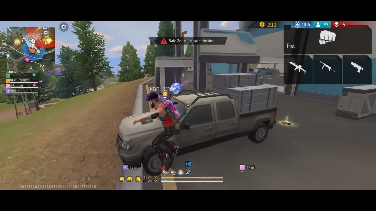 Garena free fire game play 