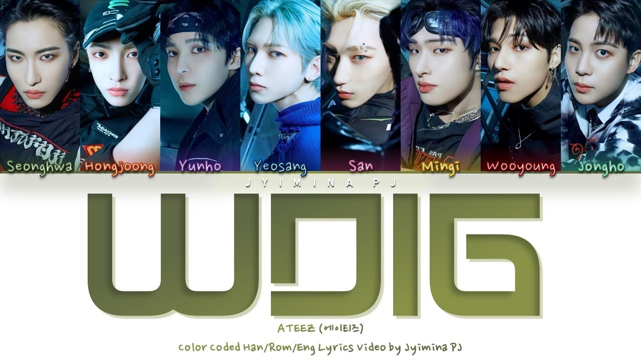 ATEEZ (에이티즈) - 'WDIG (WHERE DO I GO)' Lyrics (Color Coded_Han_Rom_Eng)