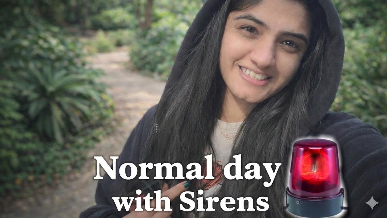 હાલ ની પરિસ્થિતિ with વોર્નિંગ sirens..📢🇮🇱