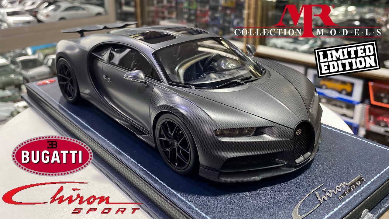 BUGATTI Chiron Sport Noire Scale 1:18 By MR Collection Models | Limited Edition | Diecast |miniature