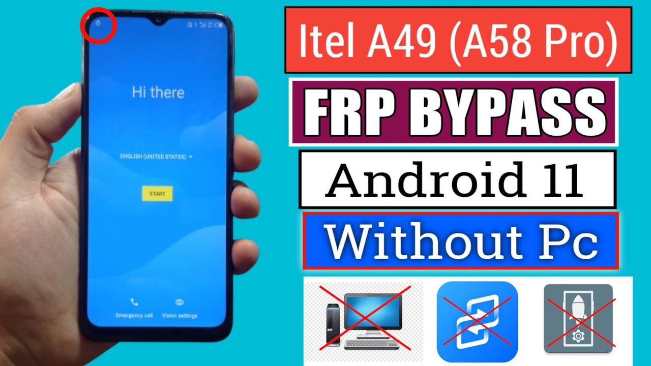 Itel A49 (A58 Pro) FRP Bypass Andriod 11 | Itel A661L Google Account unlock | Without Pc 2024