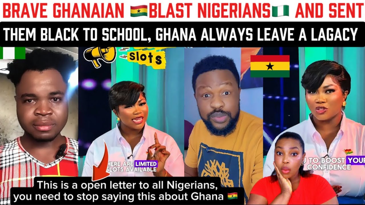  😮 Bravo Ghanaian 🇬🇭Blast Nigerians a🇳🇬And Sent Them Black To School, Ghana Always leave a Legacy 