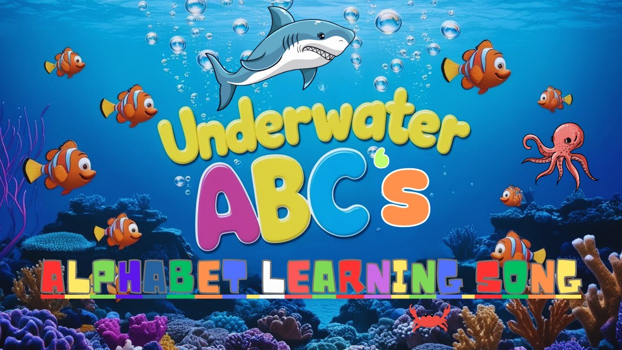 Underwater ABCs! | Alphabet Learning Song for Kids | Fun Ocean & Sea Animal Adventure🐠🔤