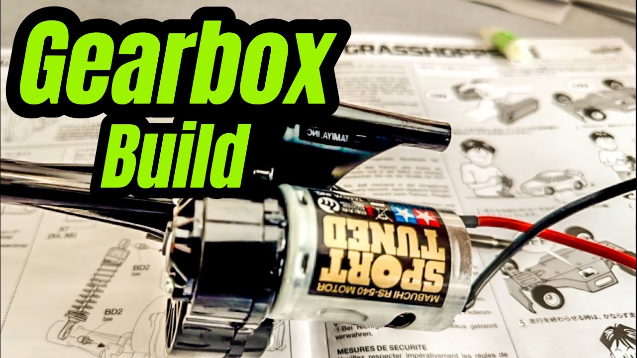 Tamiya Grasshopper 2 Gearbox & Motor Install | Tamiya Grasshopper 2 Beginner Build Series Part 1
