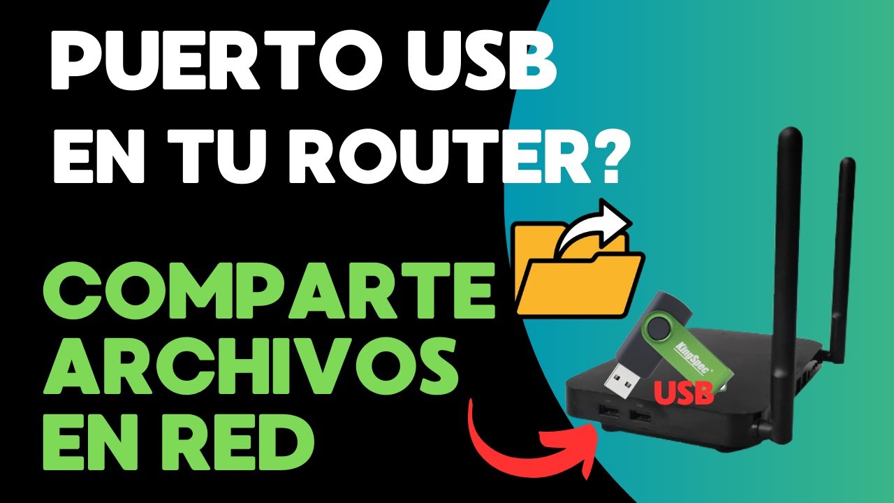 Configurar USB pendrive como unidad de red compartida en una red