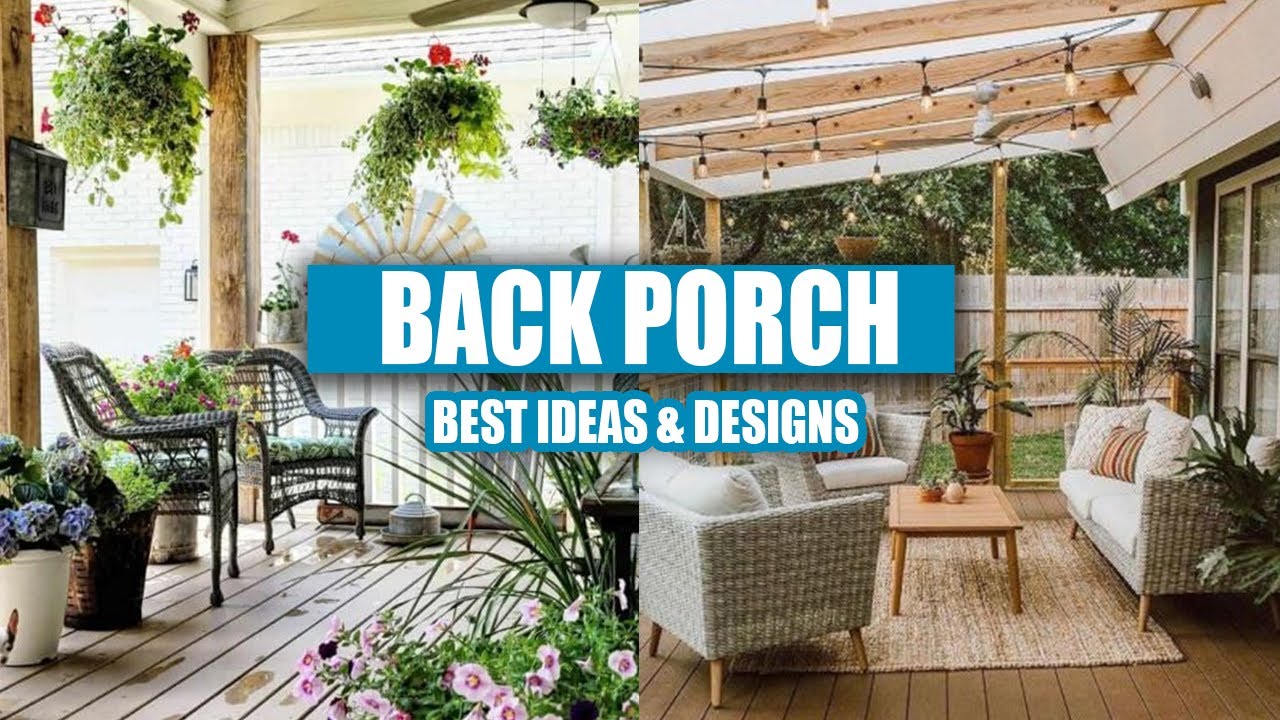 Back Porch Ideas for the Perfect RELAXING Vibe