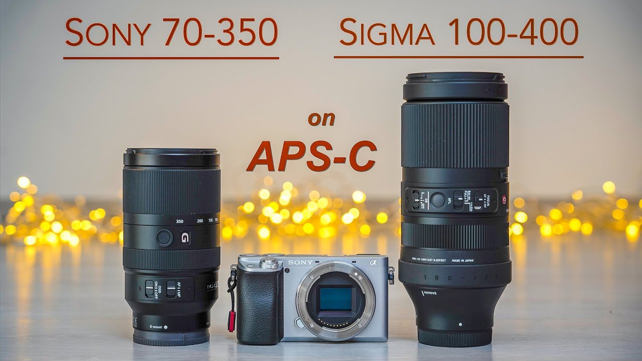 Sony 70-350 mm vs. Sigma 100-400 mm on APS-C A6100 - Image & Video Quality Test