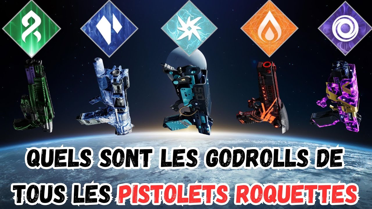 Destiny 2 Tous Les Godrolls Des Pistolets Roquettes En Une Vidéo !