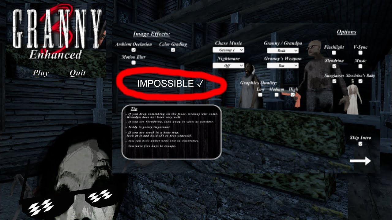 Scap de BUNICI pe GRANNY 3 IMPOSSIBLE mode!