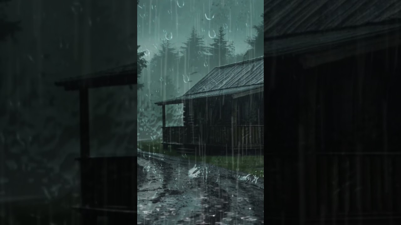 Heavy Rain and Thunderstorm Sounds for Sleeping 