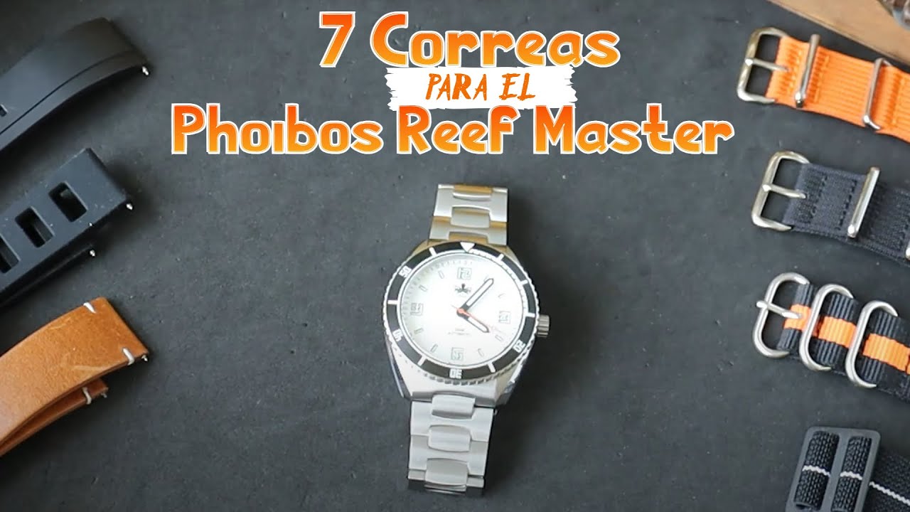 7 Correas para el PHOIBOS Reef Master - Todas le quedan de maravilla!