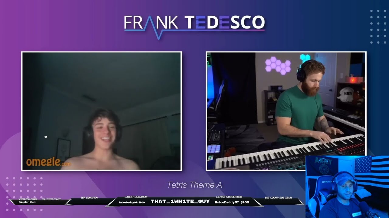 First Reaction To Frank Tedesco!! ( I Played Song Requests For Wholesome Strangers)