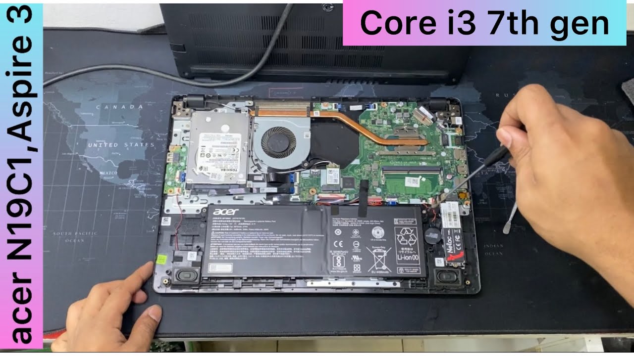 Acer N19C1 battery replacement.how to change acer Aspire 3 battery.