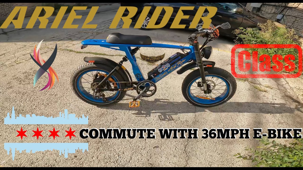 SMOOTH OPERATOR ARIEL RIDER X-CLASS 52V | TOUGH eBIKE COMMUTE FROM DOWNTOWN TO NORTHSIDE OF CHICAGO!