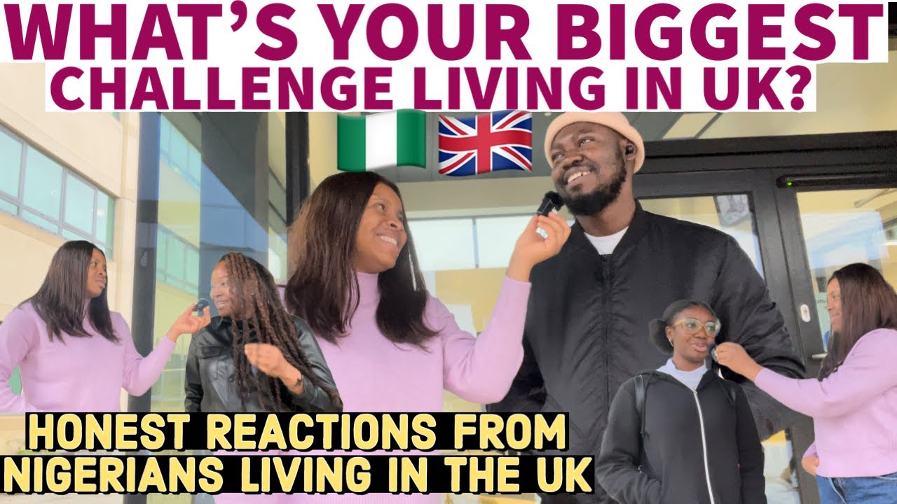 ASKING NIGERIANS IN UK THEIR BIGGEST CHALLENGE AFTER RELOCATING TO THE UK FT LEMONADE FINANCE