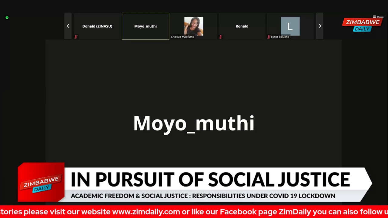 IN PURSUIT OF SOCIAL JUSTICE: ZINASU
