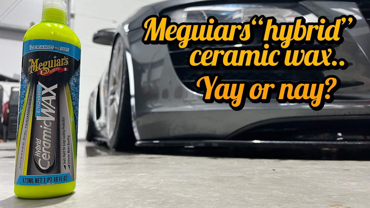 MEGUIARS HYBRID CERAMIC WAX TEST - IS IT ANY GOOD? + R8/GARAGE UPDATE
