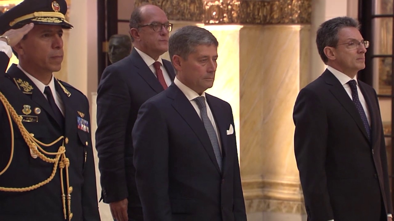 Entrega de cartas credenciales de embajadores