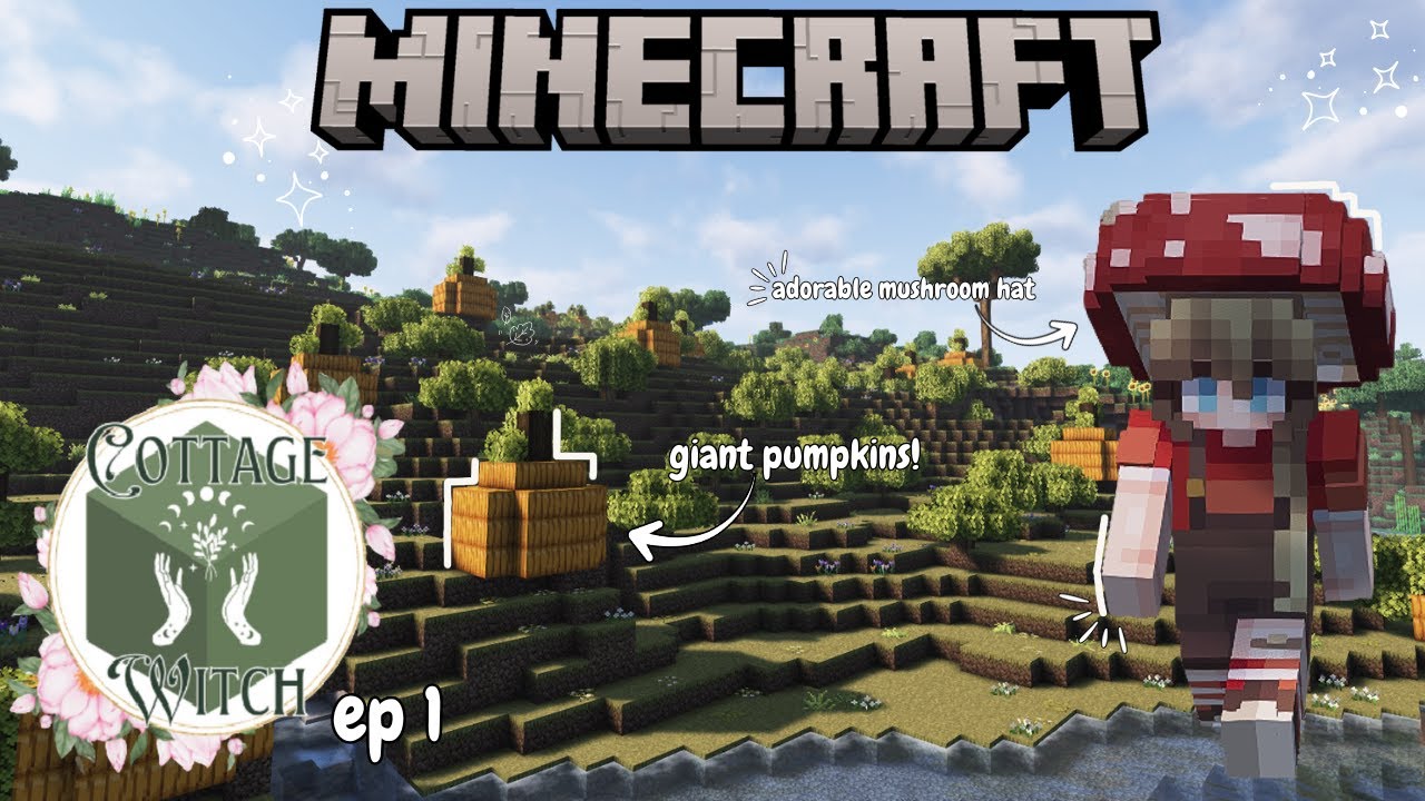 ✨ Our Cottage Witch Journey Begins! | Cozy Modded Minecraft Longplay with Commentary Ep 1