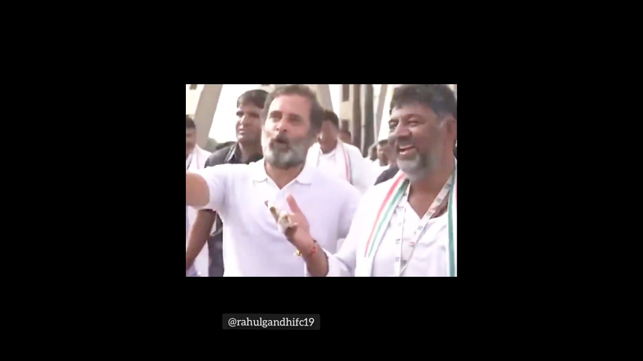Rahul Gandhi dk shivakumar #rahulgandhi #trending #news