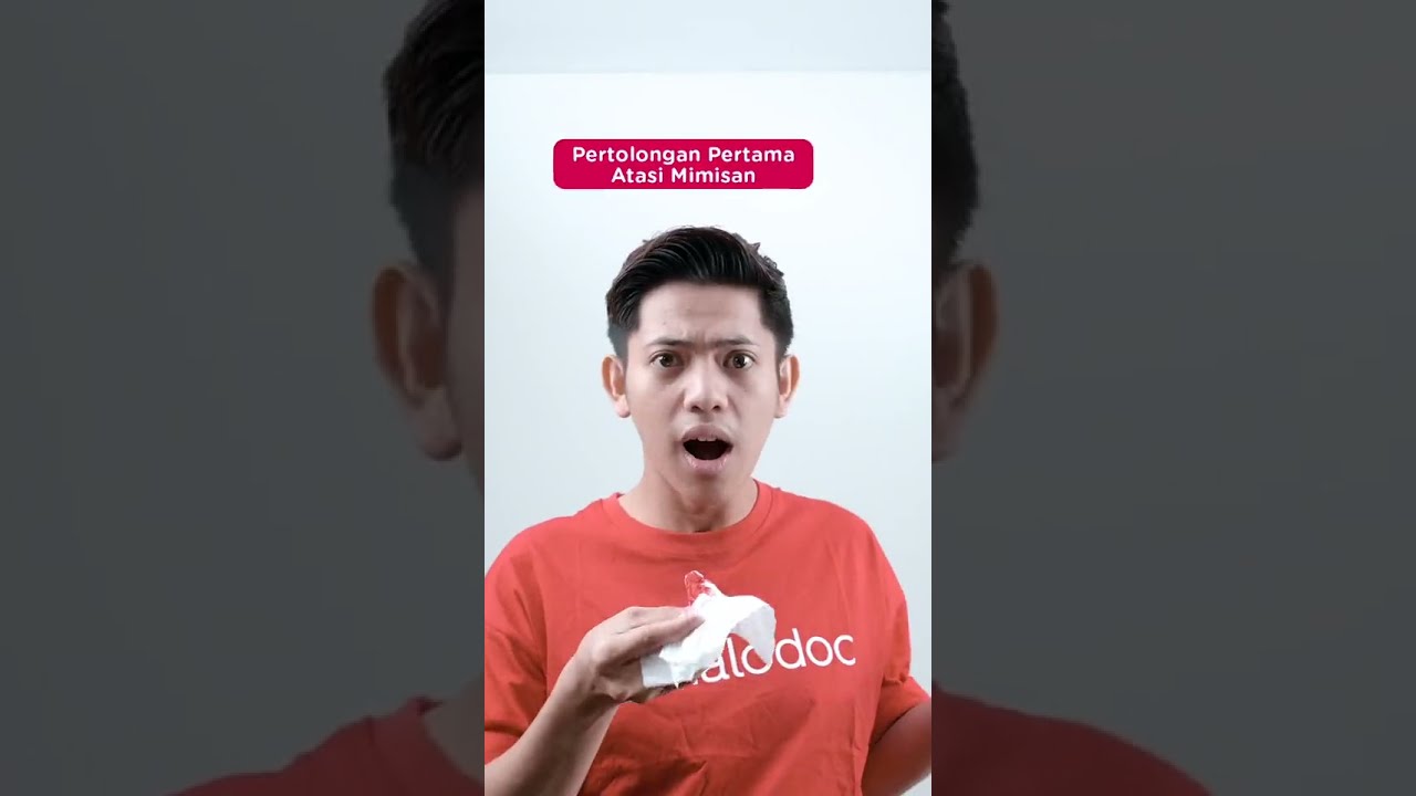 Lakukan penanganan yang tepat ketika mimisan. Cek selengkapnya disini ya! #Shorts