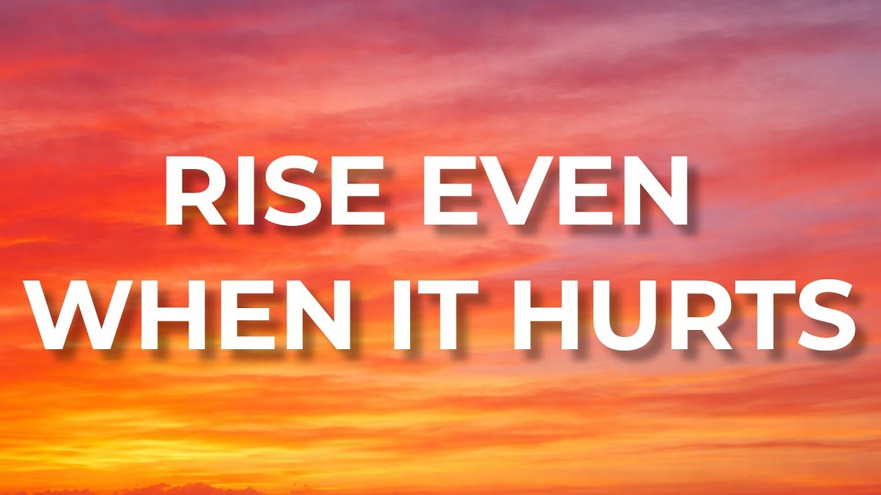 RISE EVEN WHEN IT HURTS 💔🔥 | Powerful Motivational Song | Don’t Quit