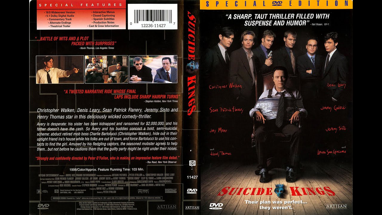 Suicide Kings 1997 Christopher Walken Denis Leary Sean Patrick Flanery