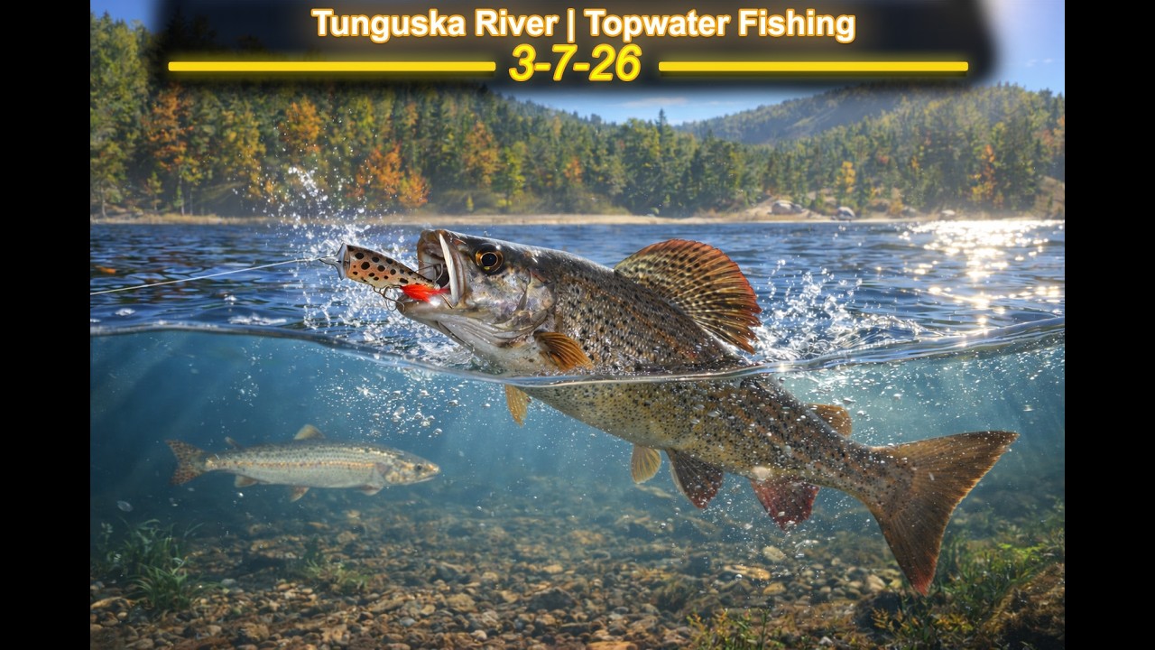 Russian Fishing 4, Tunguska River | Topwater Fishing  | 3-7-26