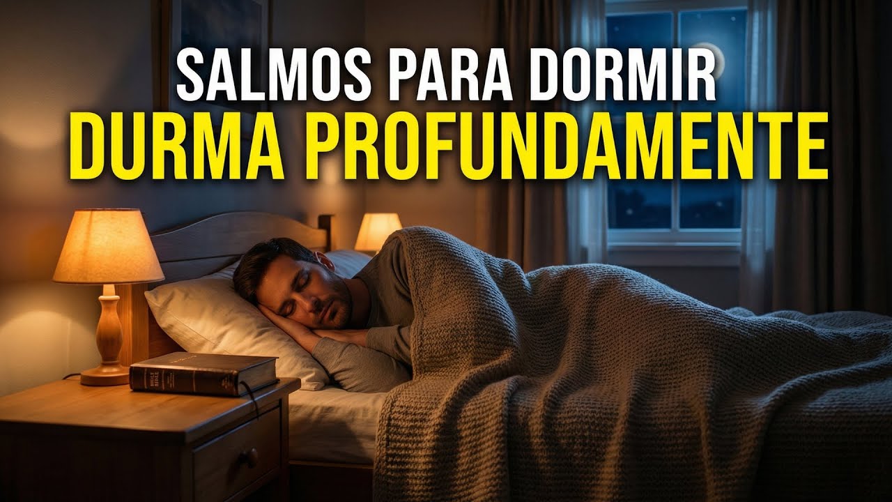 ORAÇÃO COM SALMOS PARA DORMIR PROFUNDAMENTE E DESCANSAR EM DEUS