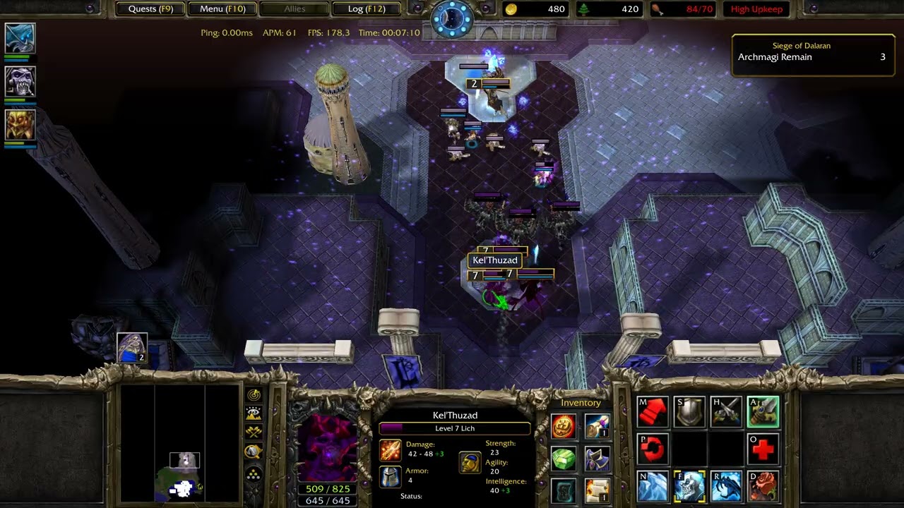 Warcraft 3 Reforged: Anub'arak Campaign by @ExecutorNral - Siege of Dalaran! - 07