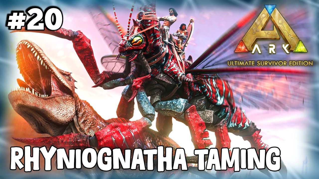 PERTAMA KALI TAMING RHYNIOGNATHA | ARK ULTIMATE MOBILE GAMEPLAY