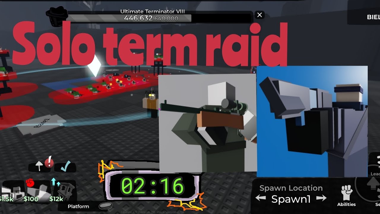 Solo term raid 1.17 wtd