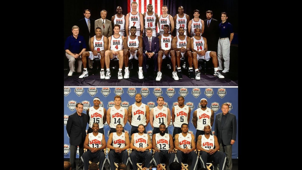 1992 DREAM TEAM VS 2012 TEAM USA