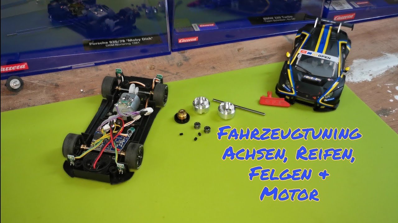 Carrera Digital 132 Tuning, Motor /Reifen / Felgen / Magnete
