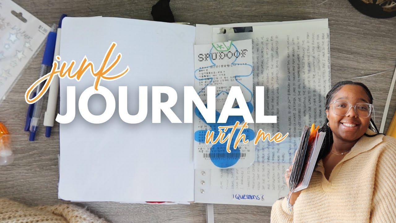 junk journal with me⋆˚ꕤ⋆˙⟡ | scrapbooking with print club art!