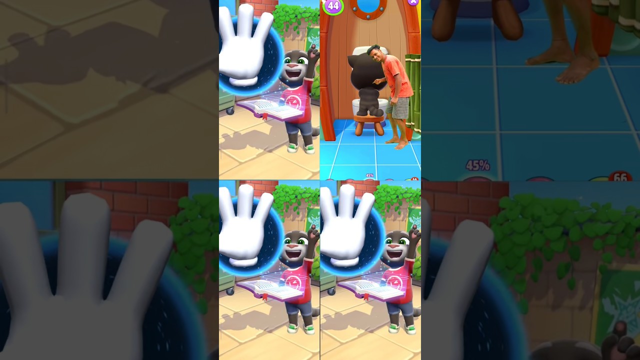 Tom toilet vs Talking Tom My Talking Tom 