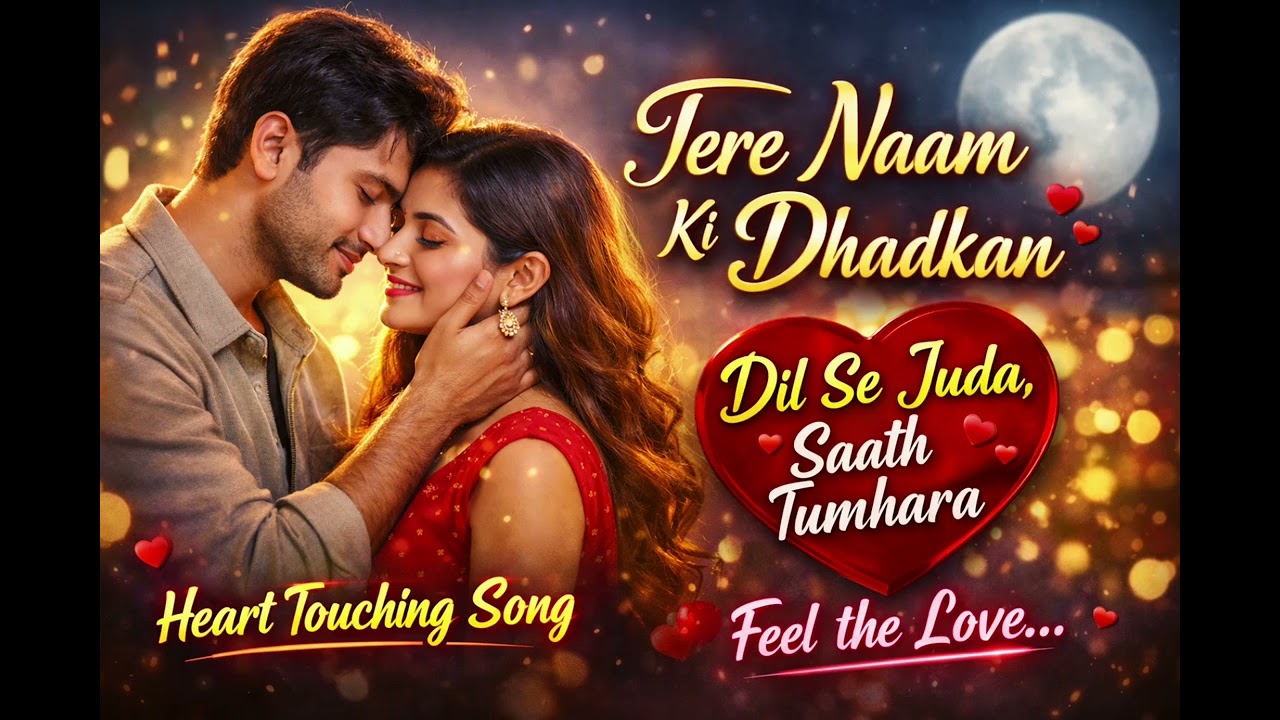 Tere Naam Ki Dhadkan | New Love Song Lyrics 2026 | Romantic Hindi Song