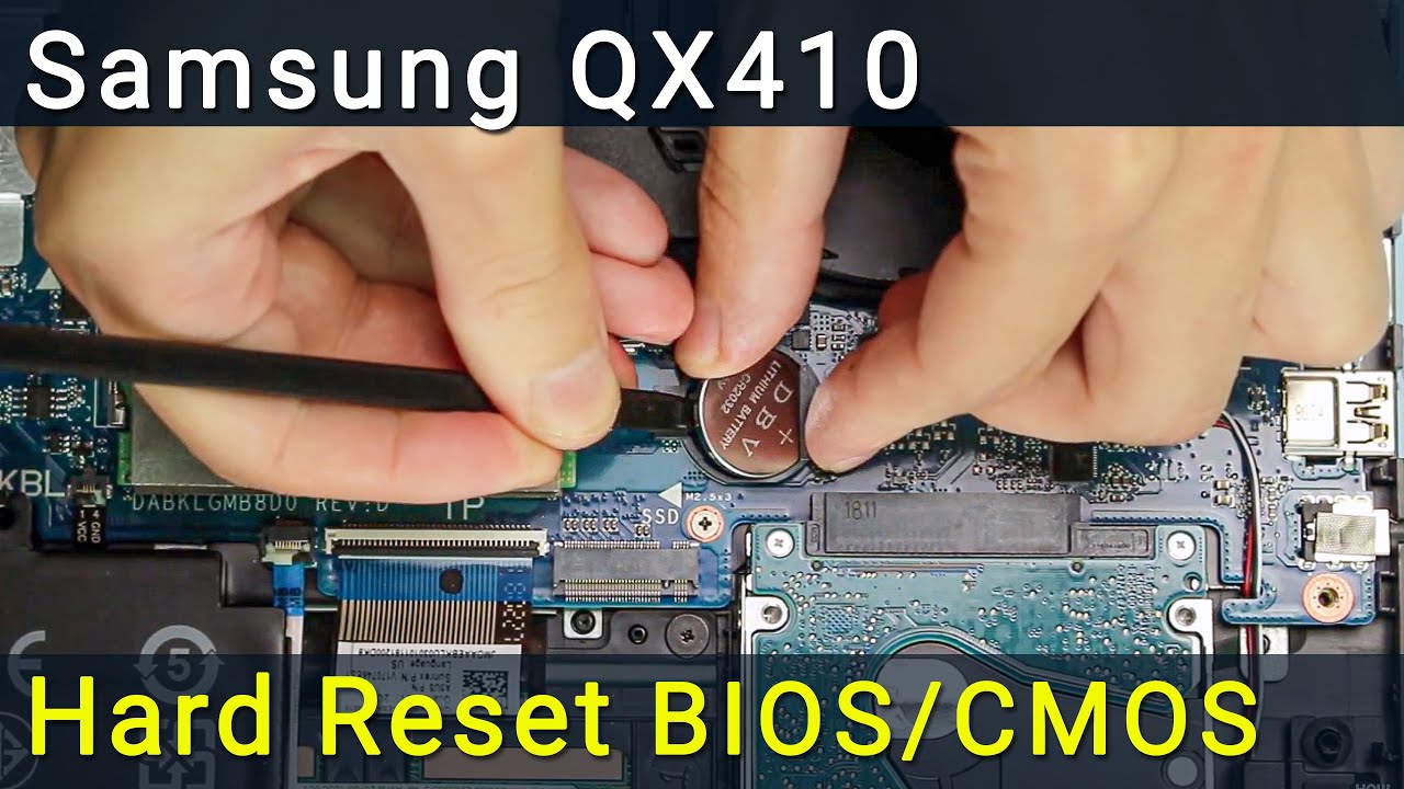 Сброс BIOS на Samsung QX410 | Замена батарейки CMOS