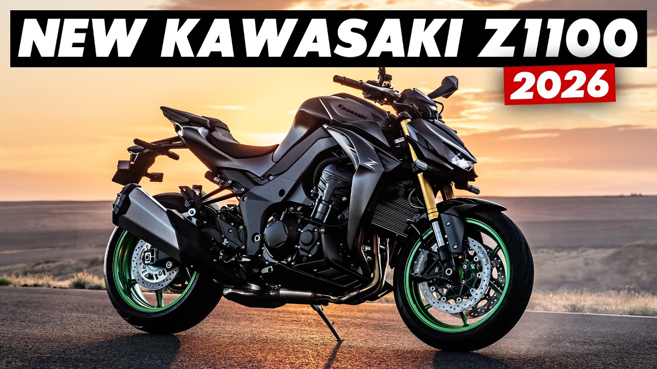 Представлены новые Kawasaki Z1100 и SE 2026 года: 6 вещей, которые вам нужно знать!