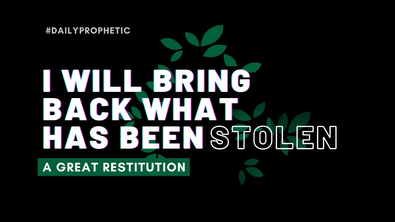 Prophetic Word | The Lord brings provision
