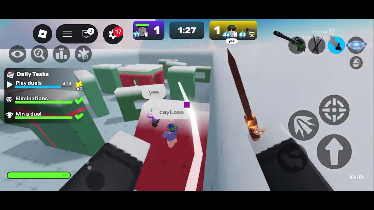 Proving a FAKE CAYLUS in Roblox Rivals (Caylus (real one) may see this)