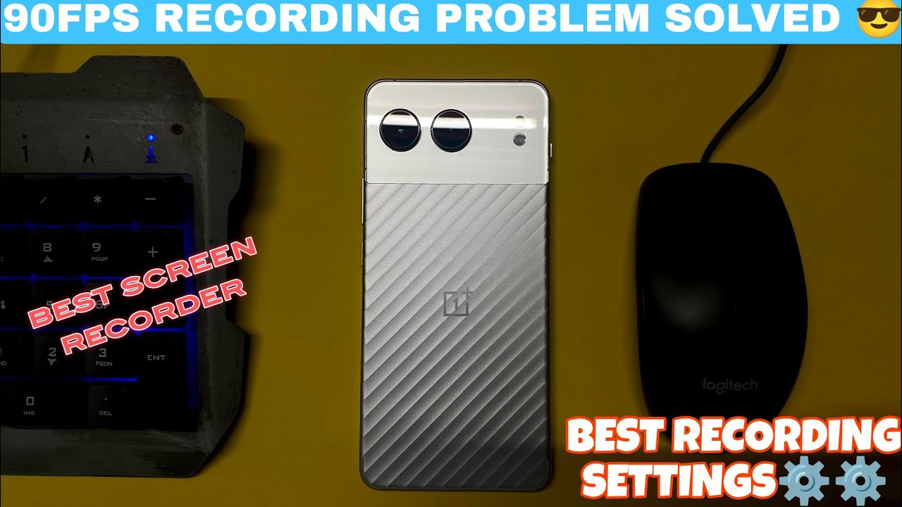 90FPS RECORDING PROBLEM SOLVED 🫡 || BEST SCREEN RECORDER FOR BGMI || ONEPLUS NORD 4 RECORDING ISSUE