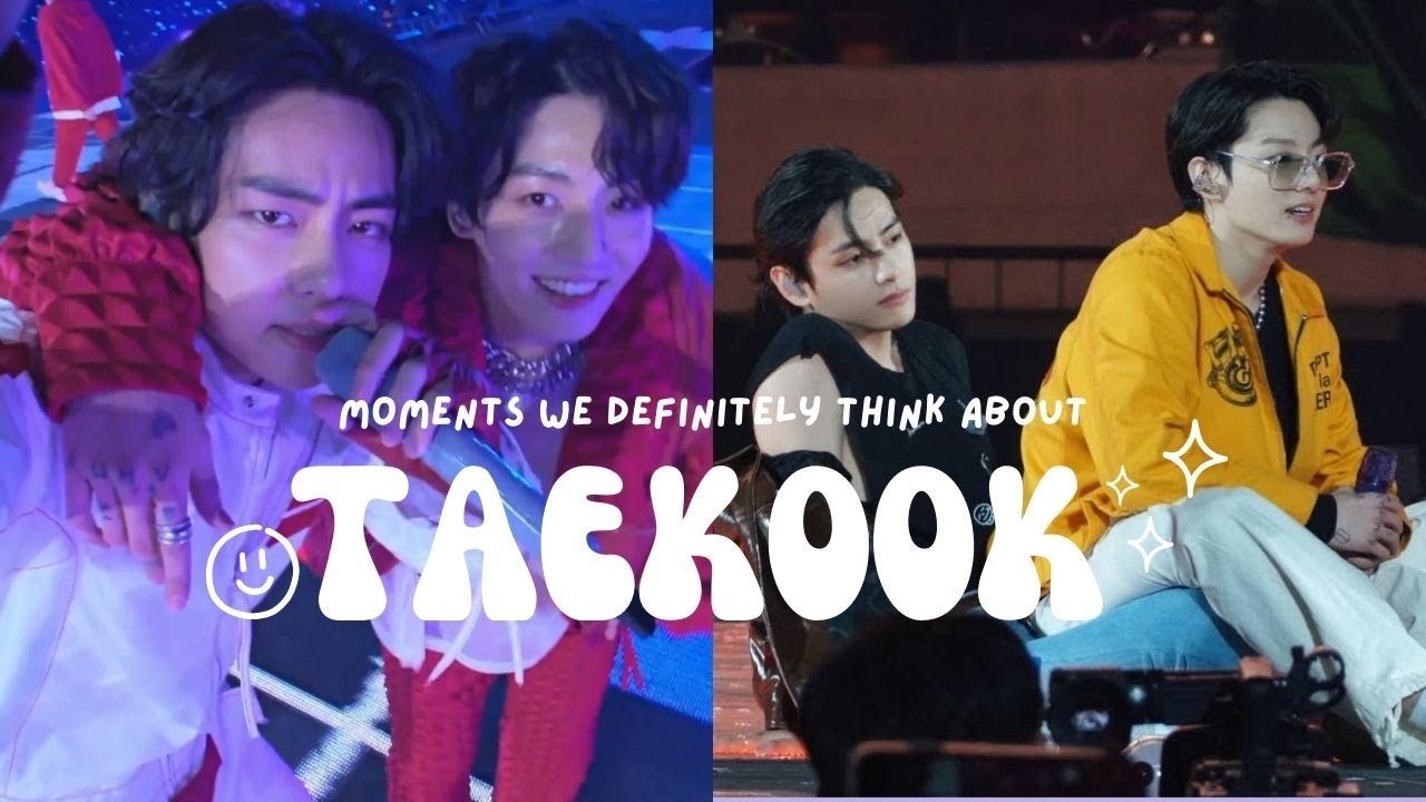 Taekook behind the scenes and on stage PTD Concert!
