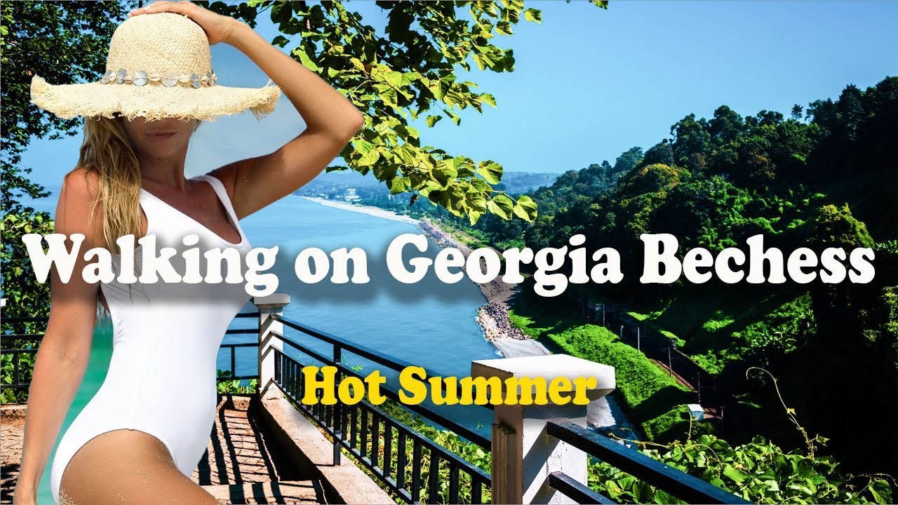 Walking on Georgia beaches - Batumi - Gonio - Botanical Garden