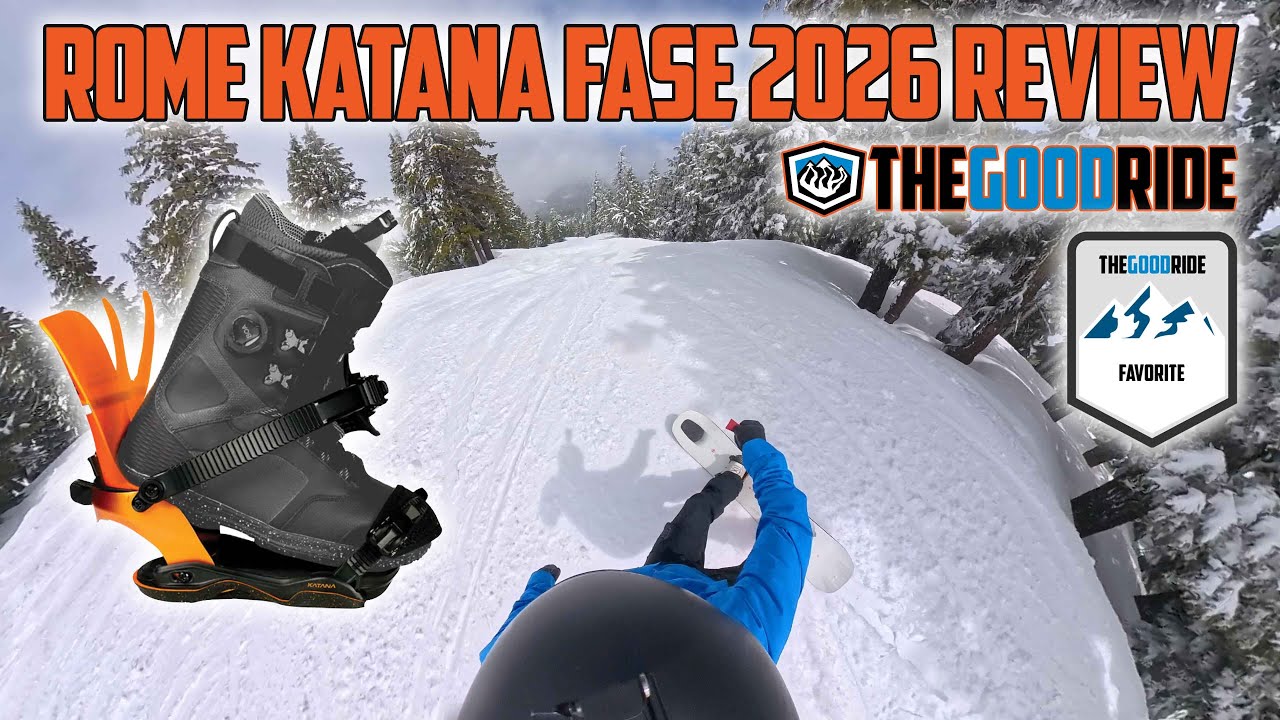 Обзор креплений для сноуборда Rome Katana AW FASE 2026 в сравнении с Jones Mercury FASE и Union F...