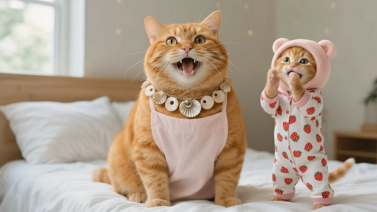 Mama Cat Dreams of Jewelry — A Kitten’s Priceless Surprise