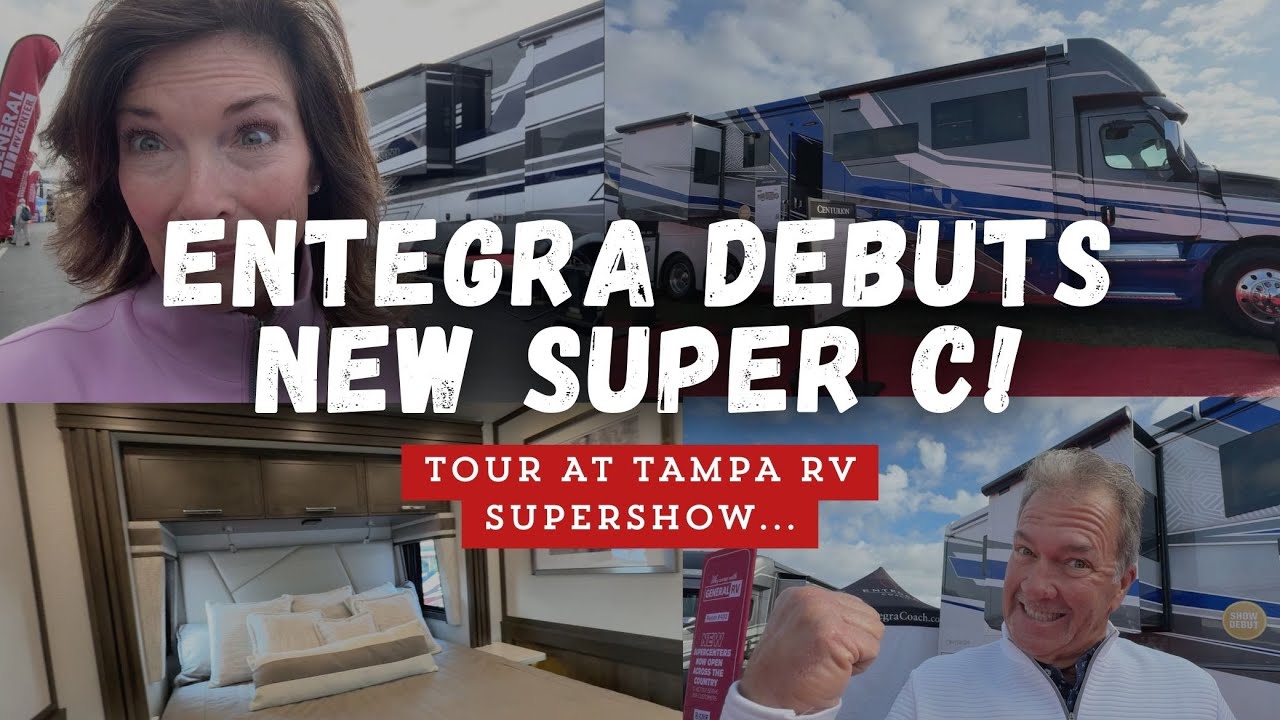 THE ENTEGRA CENTURION IS HERE! And we got the very FIRST tour...