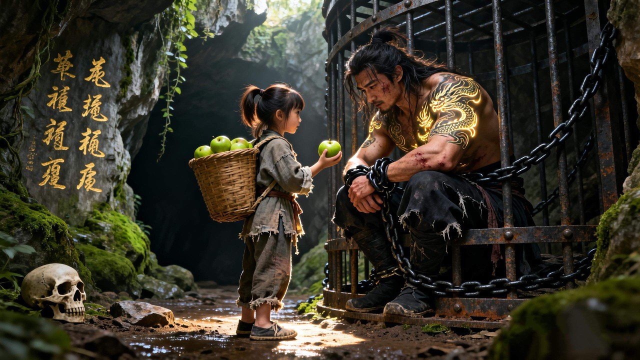 6歲萌娃救下的巨人囚犯，竟是上古魔尊，一出手橫掃十大高手丨Donnie丨功夫丨動作#武俠 #熱門 #movie #中國電視劇
