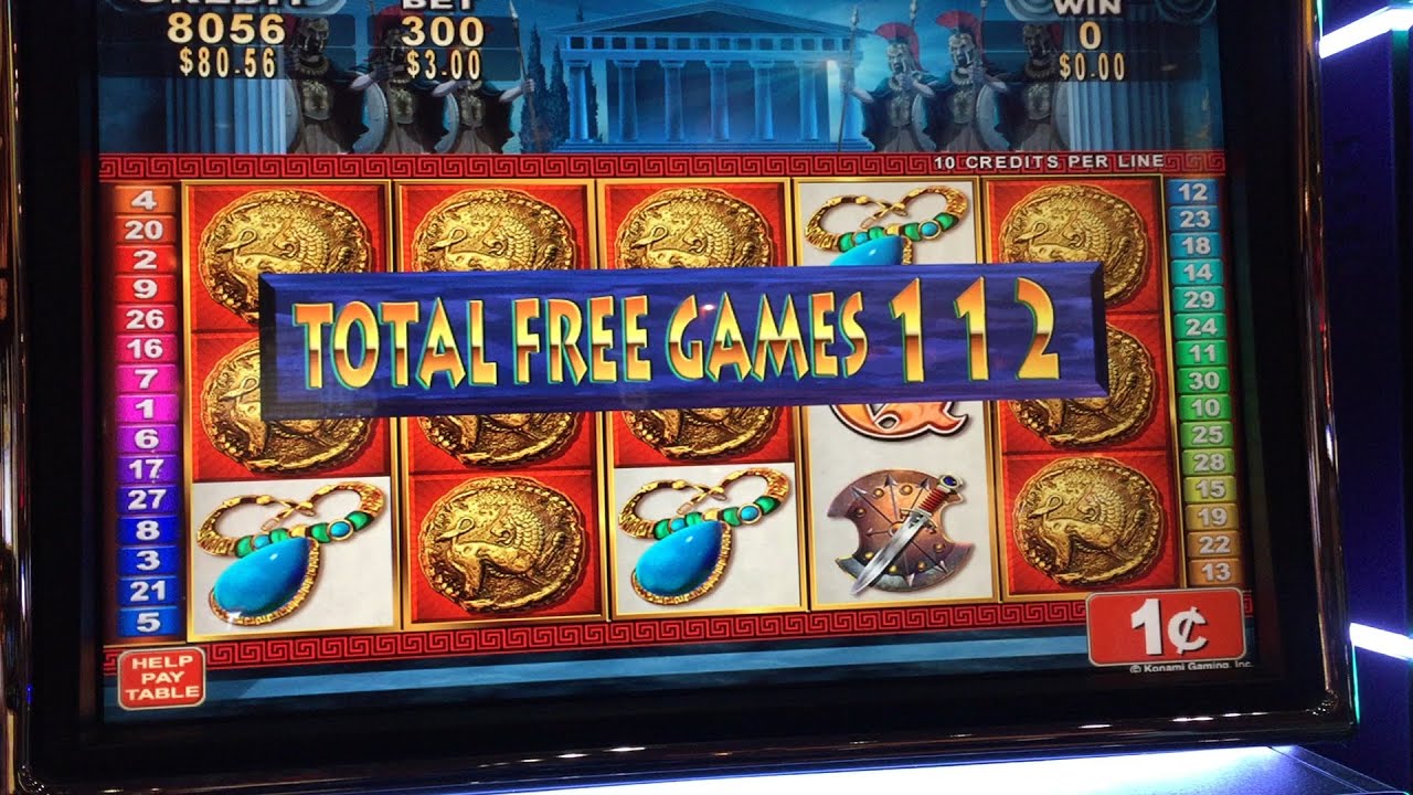 Konami Roman Tribune Max Bet 112 Free Spins