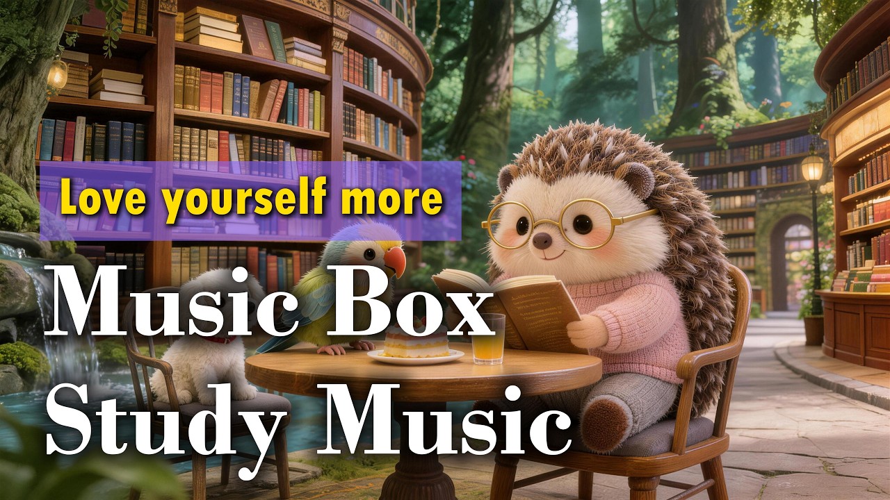 【音樂盒風➕超強專注力音樂】一聽即靜心！彷彿置身書店平靜的閱讀氛圍 🌱 聚焦專注 🎯 ✅ Piano Study Music ❤️ Regain Your Focus Fast